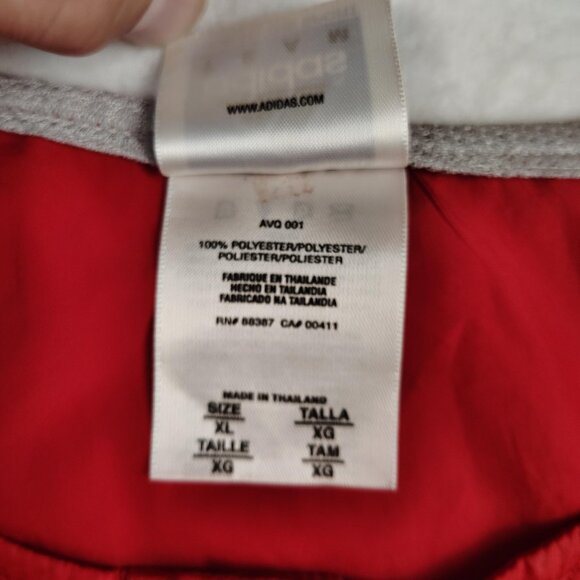 VTG Adidas Team Tricot Windbreaker Shirt Mens sz XL Athletic Pullover - Picture 4 of 9